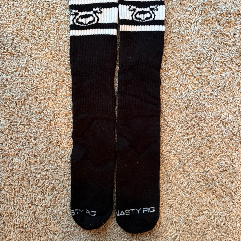 Nasty Pig Black and White Athletic Socks